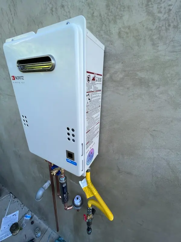 Tankless water heater installation for Historic Biltmore Village homes